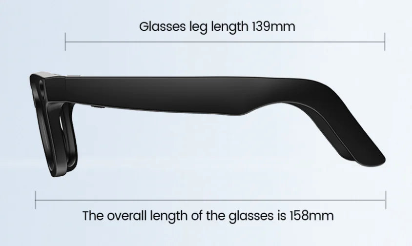 AI Camera Smart Glasses: HD Video Recording, Voice Call & Translation