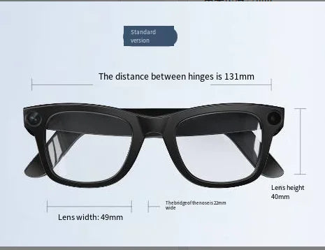 AI Camera Smart Glasses: HD Video Recording, Voice Call & Translation